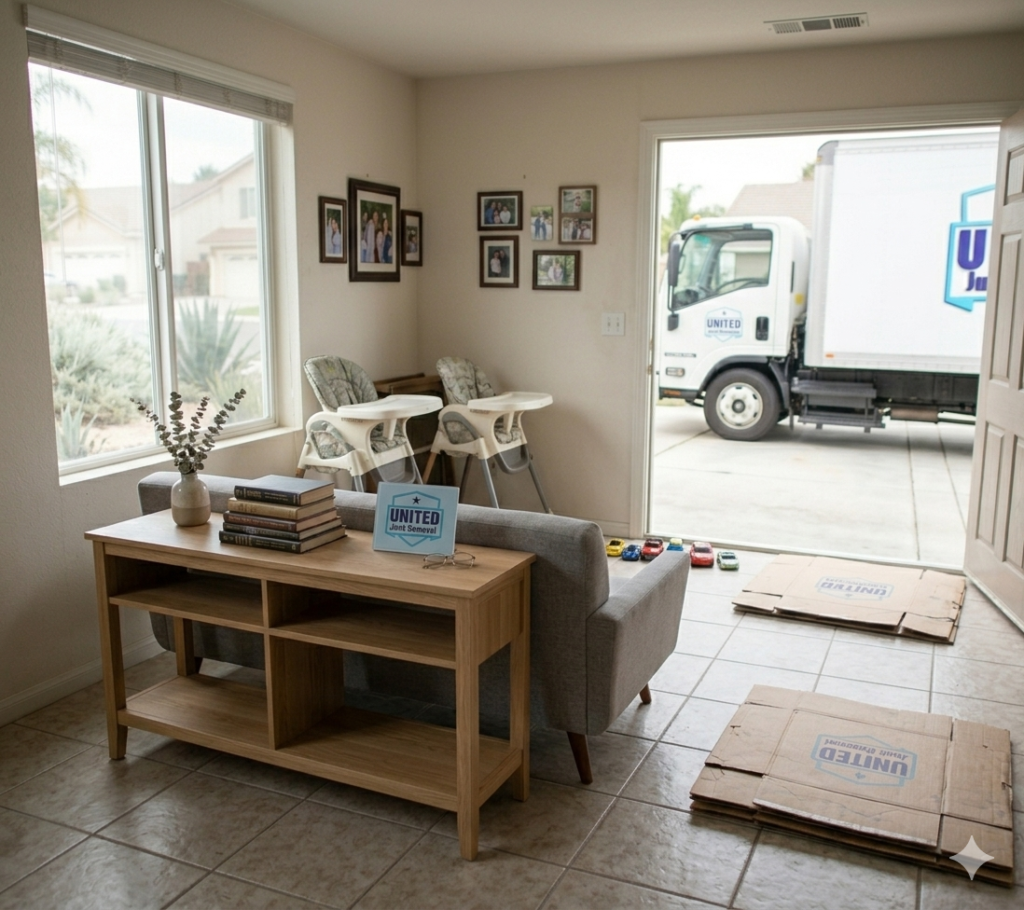 downsizing seniors Orange County clean minimal living space
