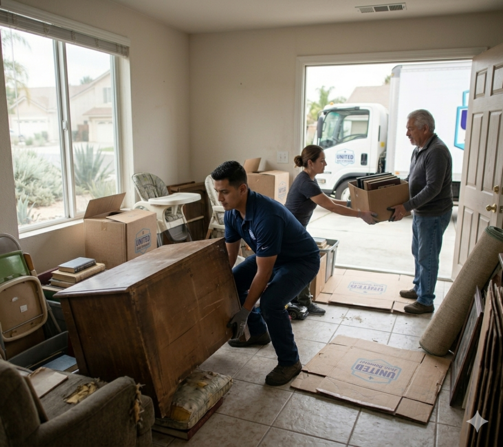 downsizing seniors Orange County junk removal assistance