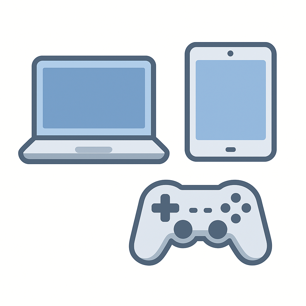 Illustration of electronics commonly donated during junk removal cleanouts