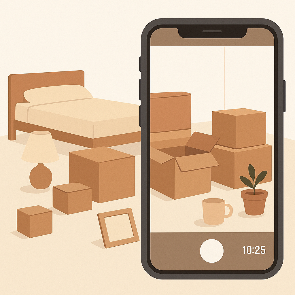 Documenting tenant belongings with dated photos before disposal