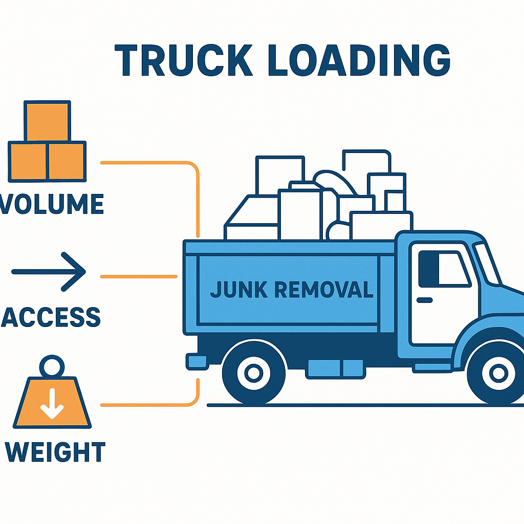 Factors affecting garage cleanout pricing - volume, access, weight
